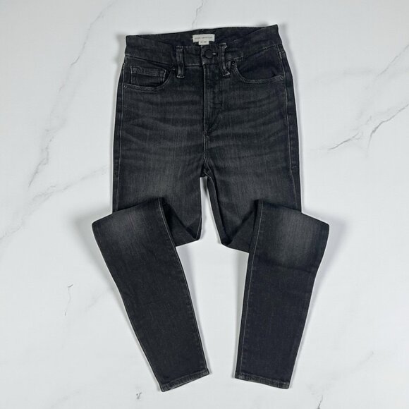 Good American Denim - Good American Good Legs Skinny Jeans Size 2/26 Black218 Sculpting Denim GL336BT